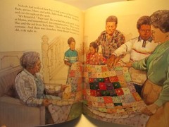 children’s picture book PATCHWORK QUILT by FLOURNOY illus JERRY PINKNEY 1985 hc