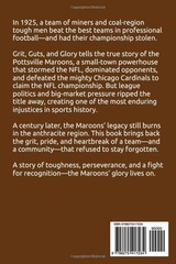 Grit, Guts, and Glory: The Stolen Championship of the Pottsville Maroons