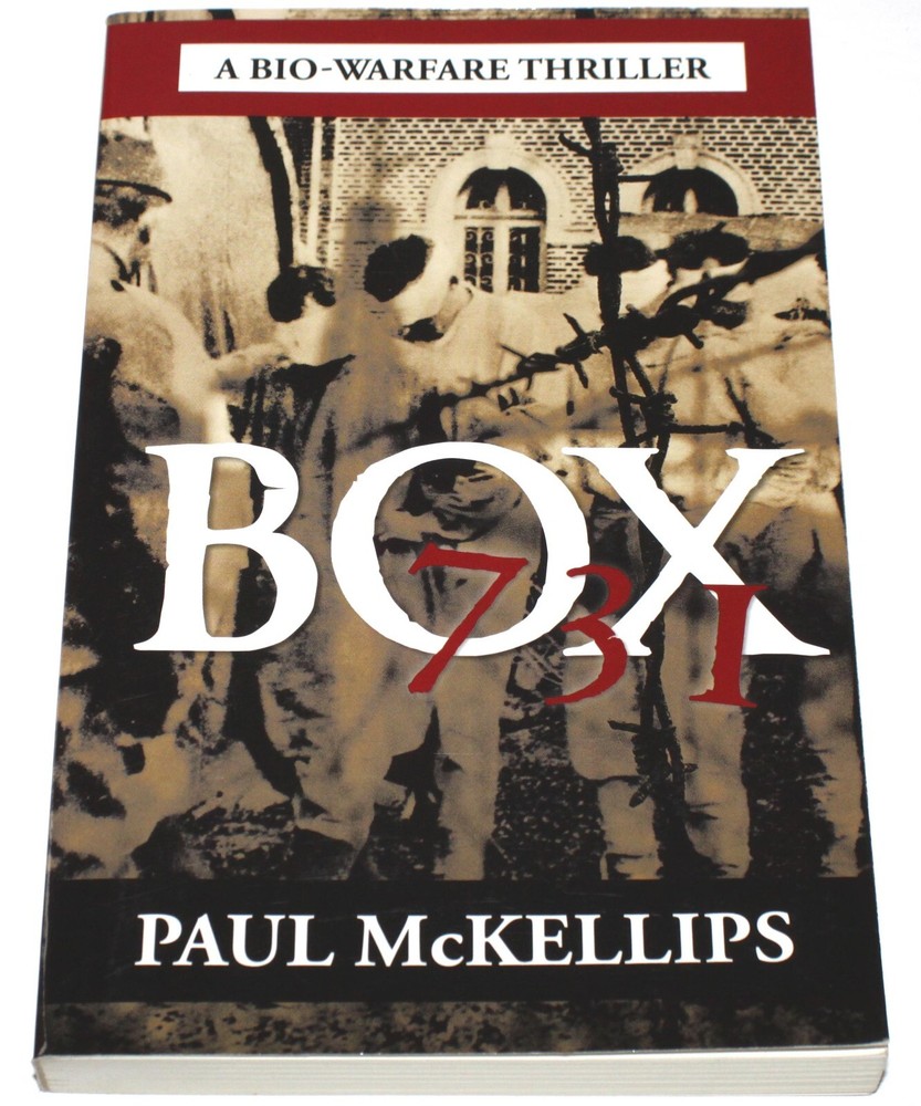 SIGNED Box 731 by Paul McKellips (Trade Paperback 2013) Bio Warfare Thriller