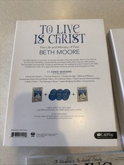 TO LIVE IS CHRIST Life and Ministry of Paul Beth Moore Kit Lifeway *READ MISSING