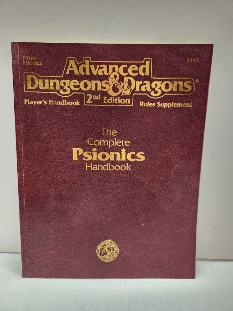 AD&D 2nd Ed: The Complete Psionics Handbook 2e