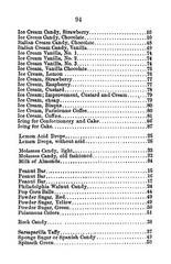 1876 The Little Confectioner Vintage Cook Book 96 Pages