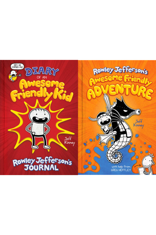 Diary of an Awesome Friendly Kid Series All 2 Books in Hardcover