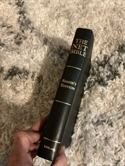 NET Bible Reader’s Edition Black Premium Bonded Leather Bible.org 2006