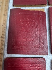 22 LITTLE LEATHER LIBRARY BOOKS 1920s Red Miniature LOT No Duplicates Literature