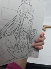 ACG Anime Coloring Book – 24 Loose Pages Color Pencil or Artist Choice SEE PICS