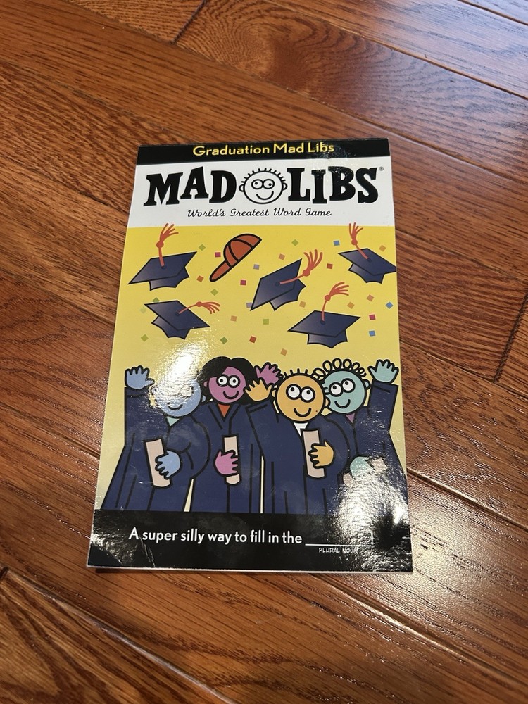 NEW! Scholastic „Graduation” Mad Libs – WORLD’S GREATEST WORD GAME Humor
