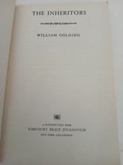 The Inheritors by William Golding First American Edition 1962 PB VGC [139]