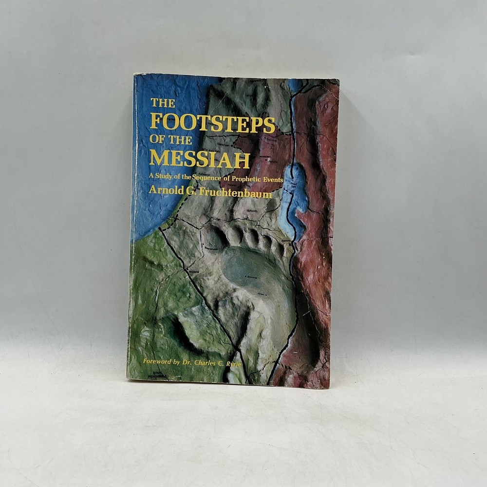 THE FOOTSTEPS OF THE MESSIAH ARNOLD G. FRUCHTENBAUM ARIEL 1993 PAPERBACK BLUE