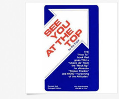 SEE YOU AT THE TOP by Zig Ziglar a Hardcover book FREE USA SHIPPING motivational