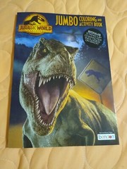 Jurassic World Dinosaurs Coloring/Activity Book with Tear/Share Pages 🆕🆓ship!