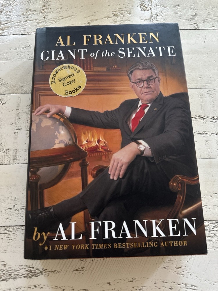 Al Franken Giant of the Senate Signed HC 1st Ed 2017 Twelve Memoir DJ