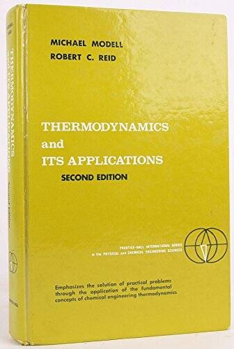 Thermodynamics and Its Applications (Prentice-Hall International Series i – GOOD