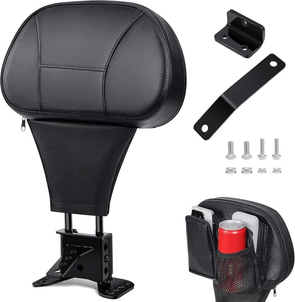 Motorcycle Rider Backrest Compatible With Harley Touring Road Glide 1997-2024