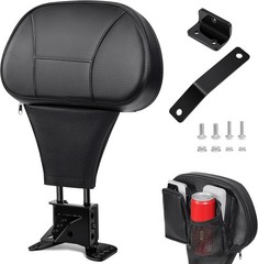 Motorcycle Rider Backrest Compatible With Harley Touring Road Glide 1997-2024