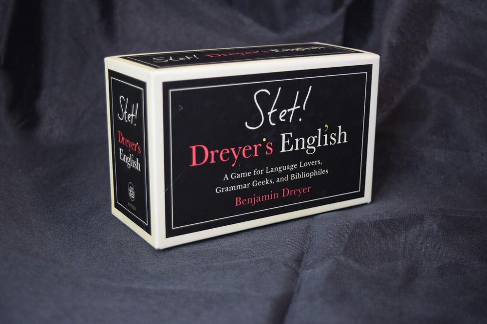 STET! Dreyer’s Game of English: A Game for Language Lovers, Grammar Geeks, and B