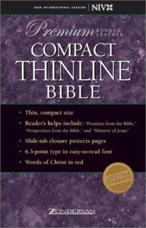 NIV Compact Thinline Bible : Premium Edition Hardcover