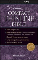 NIV Compact Thinline Bible : Premium Edition Hardcover