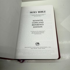 Holy Bible Kenneth Copeland Reference Edition KJV 1991 Red Letter Genuine