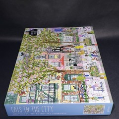 Galison Cats in the City 1000 Piece Puzzle M Storrings Reference Poster Sealed