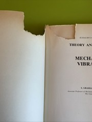 Schaum’s Outline of Theory & Problems Of Mechanical Vibrations Kelly, S. Graham