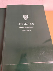 Jaguar XJ6 2.9-3.6 Factory Service Manual Set, Volumes 1-4, 1986