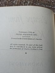 Escape From Konigstein Anonymous Hardcover Book WWII POW Escape Story Rare