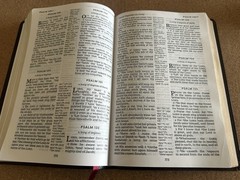 KJV Comfort Print Reference Giant Print Bible Burgundy Bonded Leather Red Ltr