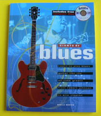 Giants of Blues,Guitar,Neville Marten,Book only, 120-pages, Johnson to Clapton