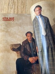 1993 L’UOMO Vogue Italian magazine Men’s Fashion Style Book Brad Pitt Photo