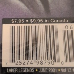 Legends Sports Memorabilia Magazine: Lakers Legends June ’01 #117 Factory Sealed