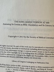 The King James Version at 400: Assessing Its Genius as Bible Translation 2013 HC