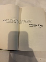 Stephen King The Dead Zone Book Club Edition 1979