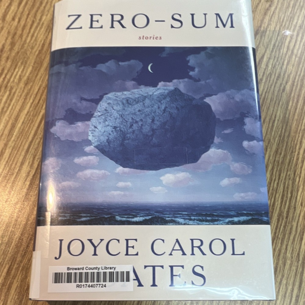 Zero-Sum: Stories by Joyce Carol Oates 2023 First Edition Hardcover Knopf Magri…