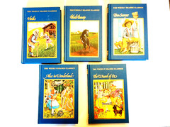 THE WEEKLY READER CLASSICS BOOKS Lot of 5 Oz Heidi Tom Sawyer 1983