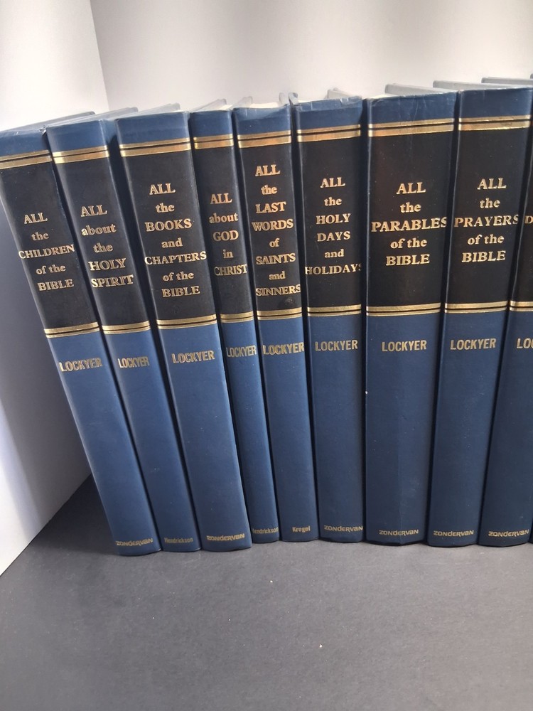 20 volume – Herbert Lockyer “All of the Bible” Bible Reference Set Zondervan