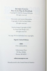Apocalypse Scenarios (SIGNED LIMITED EDITION) Mira Grant (Rolling in the Deep)