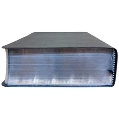 NIV Study Bible by Zondervan 2011 Black Leather with Silver Gilded Edges