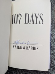 SIGNED Kamala Harris 107 Days BOOK Vice President Autographed Signed NEW