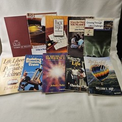 Vtg Christian Workbooks Theology Bible Study Spiritual Growth PB Lot of 10