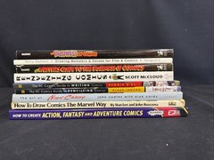 How To Draw Comics Book Lot Of 9 Marvel DC Writing Pencilling Art Guide