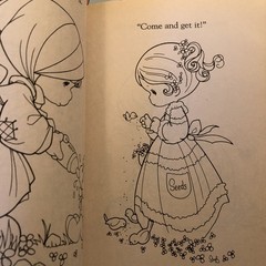 Precious Moments Coloring Book Lot of 6 Unused New 1990s, Vintage Golden Books