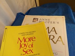 Lot of 4 Sex How-To Topic Hard & Soft Cover Books: Kama Sutra/SuperSex/Joy of S