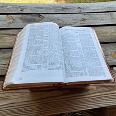HOLY BIBLE ROYAL SOVEREIGN WORLD KJV BURGANDY GENUINE BONDED LEATHER RED LETTER