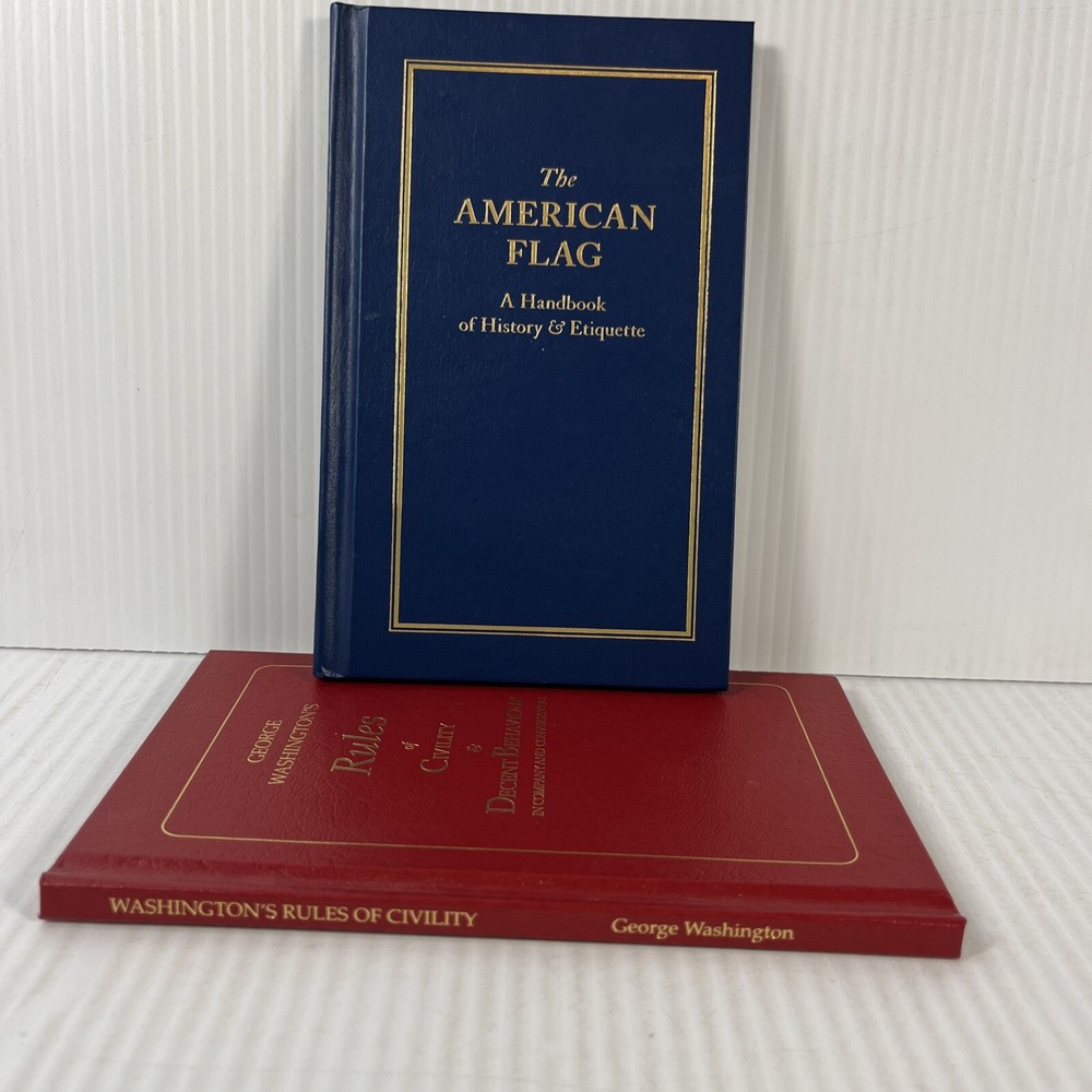 Washington’s Rules of Civility and The American Flag History and Etiquette Lot