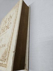 Vintage Holy Bible King James Version Our Family Bible” 1971 White & Gold 11.5