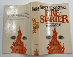 Stephen King FIRESTARTER TRUE 1st Edition/1st Printing Viking Press $13.95 DJ