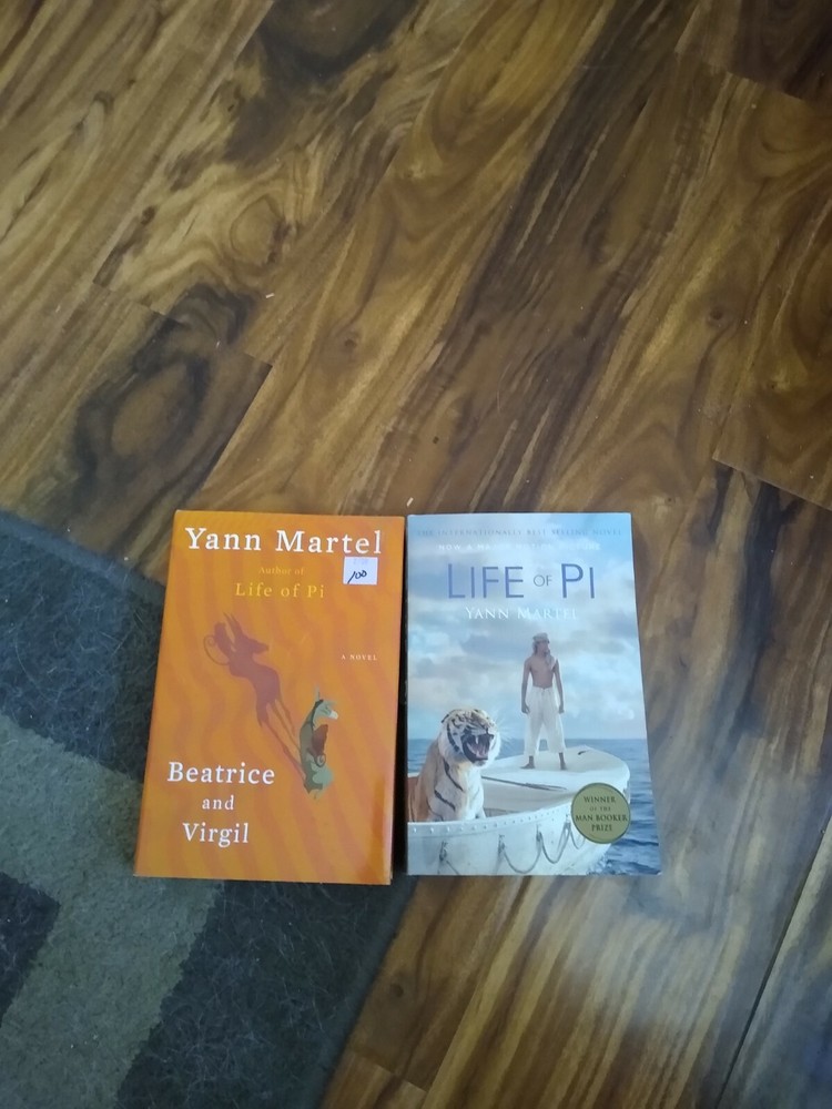 2 Yann Martel Book Lot Fantasy Adventure