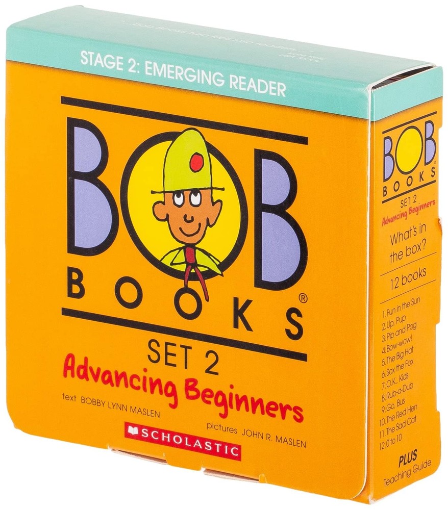 Bob Books – Advancing Beginners Box Set of 12 Paperbacks | Decodable Phonics…