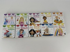 Disney Baby Princess Mini Board Word Books Lot Of 10 Different Titles